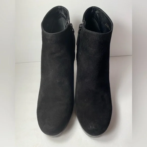 Balenciaga suede ankle boots heels black 40